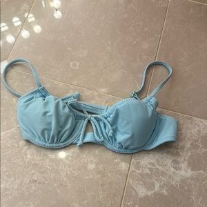 Light Blue Bikini Top